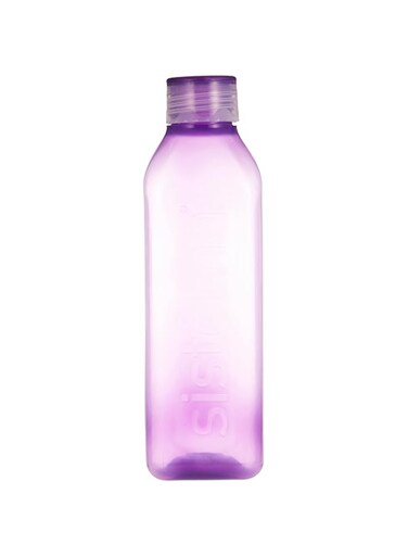 Sistema 1L Square Bottle Purple