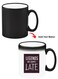 Color Changing Heat Sensitive Ceramic Mug, Image Revealed When HOT Liquid is Added! legends are always late