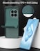 Generic Silicone Case for OnePlus 12R 2024, Liquid Gel Rubber Bumper Case with Soft Microfiber Lining Cushion Slim Hard Shell Shockproof Protective Cover for OnePlus 12R 5G 2024 (Green)