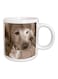 Printed Ceramic Mug White/Grey