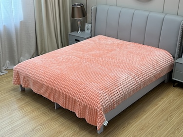 STARGOLD Single Ply Premium Cloudy Blanket Made by 100% Polyester SPUN YARN Obtained From Virgin Polyester 220X240CM 9LBS