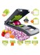 NEW Vegetable Chopper Pro Onion Chopper &acirc;&euro;&ldquo; 13-in-1 Multifunctional Food Chopper, Kitchen Slicer Dicer Cutter, 8 Blades Salad &amp; Potato Mandolin Slicer with Container, Easy Veggie Prep Tool
