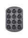 12 Cavity Mini Donut Pan Black 26.5cm