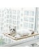 Aischens Cat Hammock Window Cat Hammock with One Window Cat Bed Cover with Suction Cups Maximum Load 17kg Comfortable Durable &amp; Save Space