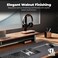 First Wave Monitor Stand Riser &ndash; 95&times;33.5cm Wooden Platform with Storage Shelf, Ergonomic Desktop Organizer for PC, Laptop &amp; Monitor &ndash; Walnut Finish