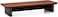 First Wave Monitor Stand Riser &ndash; 95&times;33.5cm Wooden Platform with Storage Shelf, Ergonomic Desktop Organizer for PC, Laptop &amp; Monitor &ndash; Walnut Finish