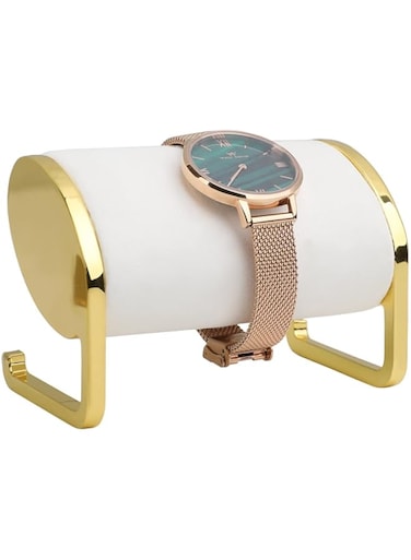 KASTWAVE Bracelet Holder, Velvet Bracelet Holder Stand for Selling, Bangle Organizer and Storage for Show, Watch Holder Stand Gold Jewelry Holder(White)