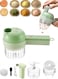 ZONE Wireless Electric Vegetable Chopper, Ideal For Chopping Veg, Fruit Slicer, Meat Mincer, Spice And Nuts Grinder, Garlic Chopper, Onion Cutter, Mixer And Cleaner, Meet All Your Kitchen Needs