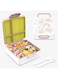 Bento Lunch box Rainbow Print Box for Kids with 4 Compartments Utensils for School,Insulated,LeakProof Container,Sauce Jar,Microwave &amp; Dishwasher Safe,BPA free Eco friendly,Ages 3-14 Girls/Boys