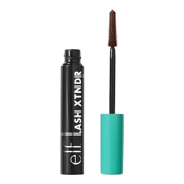 E.L.F. Lash Xtndr Mascara, Long-Lasting &amp; Buildable For The Look Of Eyelash Extensions, Lump &amp; Flake Safe, Vegan &amp; Cruelty Free, Deep Brown
