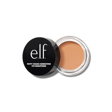 E.L.F. Putty Color-Correcting Eye Brightener, Under-Eye Brightener &amp; Primer Reduces Appearance Of Dark Circles, Vegan &amp; Cruelty-Free, Light/Medium