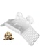 TERRIFI Turtle Basking Platform, Turtle Bank Floating Island with Green Lifelike Underwater Plastic Plant, Water Dish, Sucker Cap, Turtle Dock Turtle Tank Decorations Reptile Accessories, White
