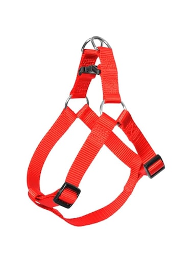 duvoplus Duvo+ Nylon Dog Step in Harness, 40 to 50 cm/15 mm, Red