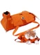 Restraint Bag for Claw Care Nail Trimming Anti-Scratching Grooming Bag for Cats Medical Examination (Orange-M)