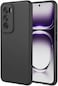 Oppo Reno12 Pro Case, Thin TPU Cover with Camera Protection Anti-Scratch Slim Fit Flexible Phone Case for Reno 12 Pro 5G Black