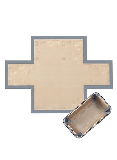 Silicone Baking Mat for Oven,Non-Stick &amp; Easy Clean Reusable Baking Mat with Long Handles, Easy to Transferable Dough