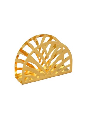 metal napkin holder, triangular vertical napkin storage rack, suitable for kitchen and dining table, elegant household and picnic tissue dispenser