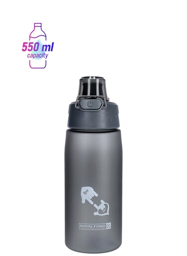 Water Bottle Durable &amp; Leak Proof Non-Toxic &amp; Eco Friendly Material Black 550ml