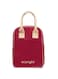 Eco Right Lunch Bags for Office Women &amp; Men, Insulated Lunch Bag for Kids, Tiffin Bag with Bottle Holder (Beige and Maroon)