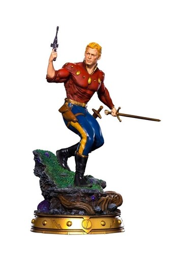 Iron Studios Flash Gordon Deluxe &ldquo; Flash Gordon &ldquo; Art Scale 1/10 Statue