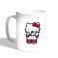 Kitty Printed Coffee Mug, White 11 Ounce