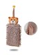 Hanging Hand Towel for Kitchen, Double Sided Microfiber Thick Puff, Quick Dry Super Absorbent Towel(Brown)