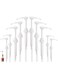 ZELLYA Syrup Pump, 10Pack Coffee Syrup Dispenser Pump, Syrup Pump Dispenser Flavor Syrup Pump Caramel Syrup Pump Replacement for adding syrup to Coffee,Tea, Soda, and cocktails (White-10)