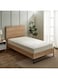 Box Derby Solid Microfiber Twin Fitted Sheet - 120x200+25 cm