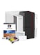 Evolis Primacy 2 Dual Side ID Card Printer Bundle &ndash; Includes Basic Card Software, YMCKO Ribbon &amp; 100 PVC Cards &ndash; PM2-0025-M