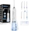 H2ofloss Water Flosser Professional Cordless Dental Oral Irrigator - Portable and Rechargeable IPX7 Waterproof Water Flossing for Teeth Cleaning,300ml Reservoir Home and Travel
