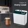 Star Track Green Twin-tub Semi-Automatic Washing Machine, Top-Load Washer with Lint Filter, Spin-Dry