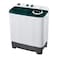 Star Track Green Twin-tub Semi-Automatic Washing Machine, Top-Load Washer with Lint Filter, Spin-Dry