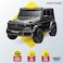 Lovely Baby Mercedes-Benz Powered Riding Jeep for Kids LB G63DX, Car w/ Remote-Control, Light &amp; Music 1-6 Yrs - Grey
