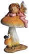Top Collection Enchanted Story Fairy Garden Little Fairy Sleeping on Mushroom Outdoor Statue