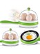 generic Automatic 2 in 1 Multi Functional Electric 7 Egg Boiler Roaster Heater Fryer/Egg Cooker/Steamer with Non-Stick Frying Pan (Multicolour)