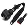 Universal 3-point Car Retrofit Seat Belt With Emergency Locking &ndash; Iron Buckle