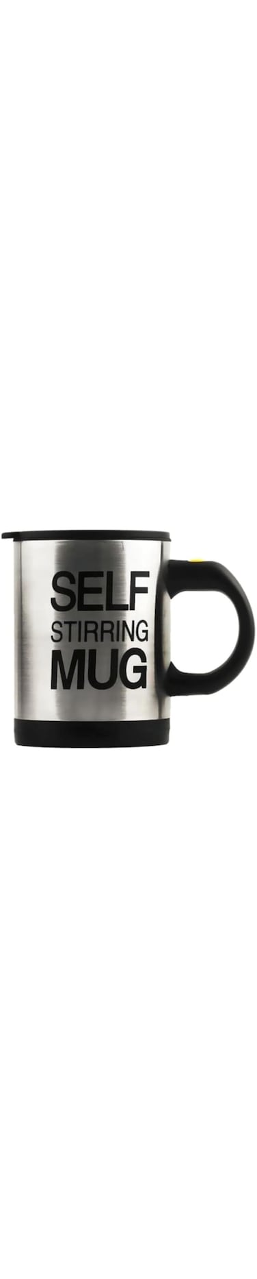 Generic Self Stirring Coffee Mug, Black/Silver