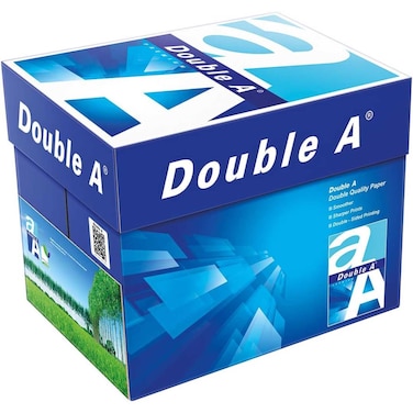 Double A Premium A4 Printing Paper White 80GSM 500 PCS x5