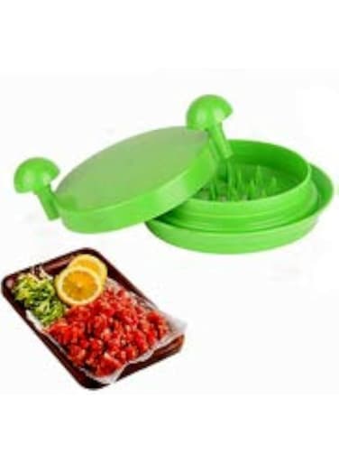 GulfDealz Kitchen Durable Meat, Garlic and chopping up vegetables Shredder, Plastic Material - Green