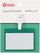 Fitto Plastic Business Badge Holders Clear ID Card Holder Sleeve Horizontal Vertical PVC Name Pass Holder for Employee Conference