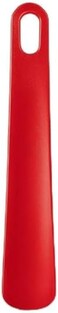 Fitto Plastic Shoe Horn Red - Long Shoehorn for Men &amp; Women, Portable Shoe Aid for Boots and Shoes, Lightweight Travel Footwear Accessory