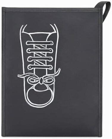 Fitto Shoe Organizer Bag 36x45cm Clear Travel Shoe Storage Dustproof Breathable Shoe Cover for Closet Packing Moving