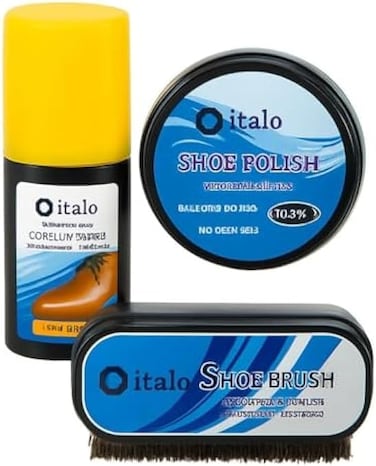 Fitto Shoe Cleaner & Shiner Kit with Brush, Shoe Polish Cream & Applicator for Leather Shoes, Boots & Sneakers