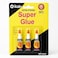 Fitto Extra Strong Super Glue - Instant Bond Cyanoacrylate Adhesive for Metal, Plastic, Wood, Ceramic, Rubber, Leather - Quick Dry Repair Glue 3g
