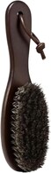 Fitto Beech Wood Shoe Brush Brown - Natural Bristle Shoe Polish Brush for Leather Shoes, Boots, Shoe Care &amp; Cleaning