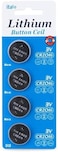 Fitto 3V Lithium Button Cell Coin Battery Pack of 5 for Watches, Remotes, Key Fobs, Calculators, CMOS
