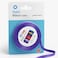Fitto 25 Yard 1 cm Purple Ribbon - 25 yd (22.86 m) x 1 cm Craft Ribbon for Wrapping, Party Decor, Sewing, DIY, Hair Bows