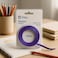 Fitto 25 Yard 1 cm Purple Ribbon - 25 yd (22.86 m) x 1 cm Craft Ribbon for Wrapping, Party Decor, Sewing, DIY, Hair Bows