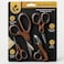 Fitto Tailoring Scissors Set - Pack of 4 Stainless Steel Sewing Scissors Fabric Shears for Dressmaking Craft Thread Snips Ergonomic Handles