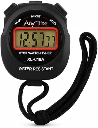 Fitto Stopwatch Water Resistant Timer for Sports Training Running Swimming Coach